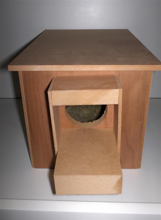Wooden Budgie Box