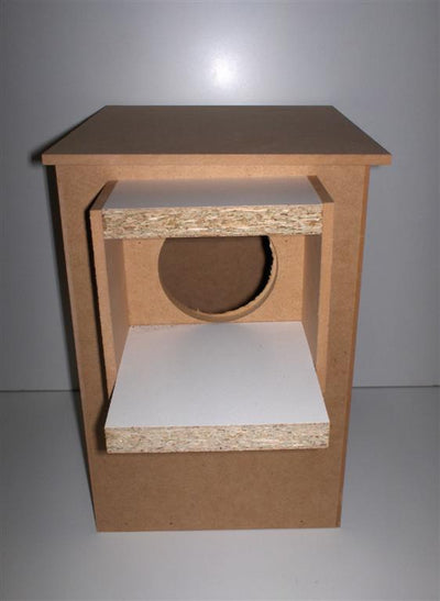 Wooden Cockatiel Box 8.5x13.5x8.5