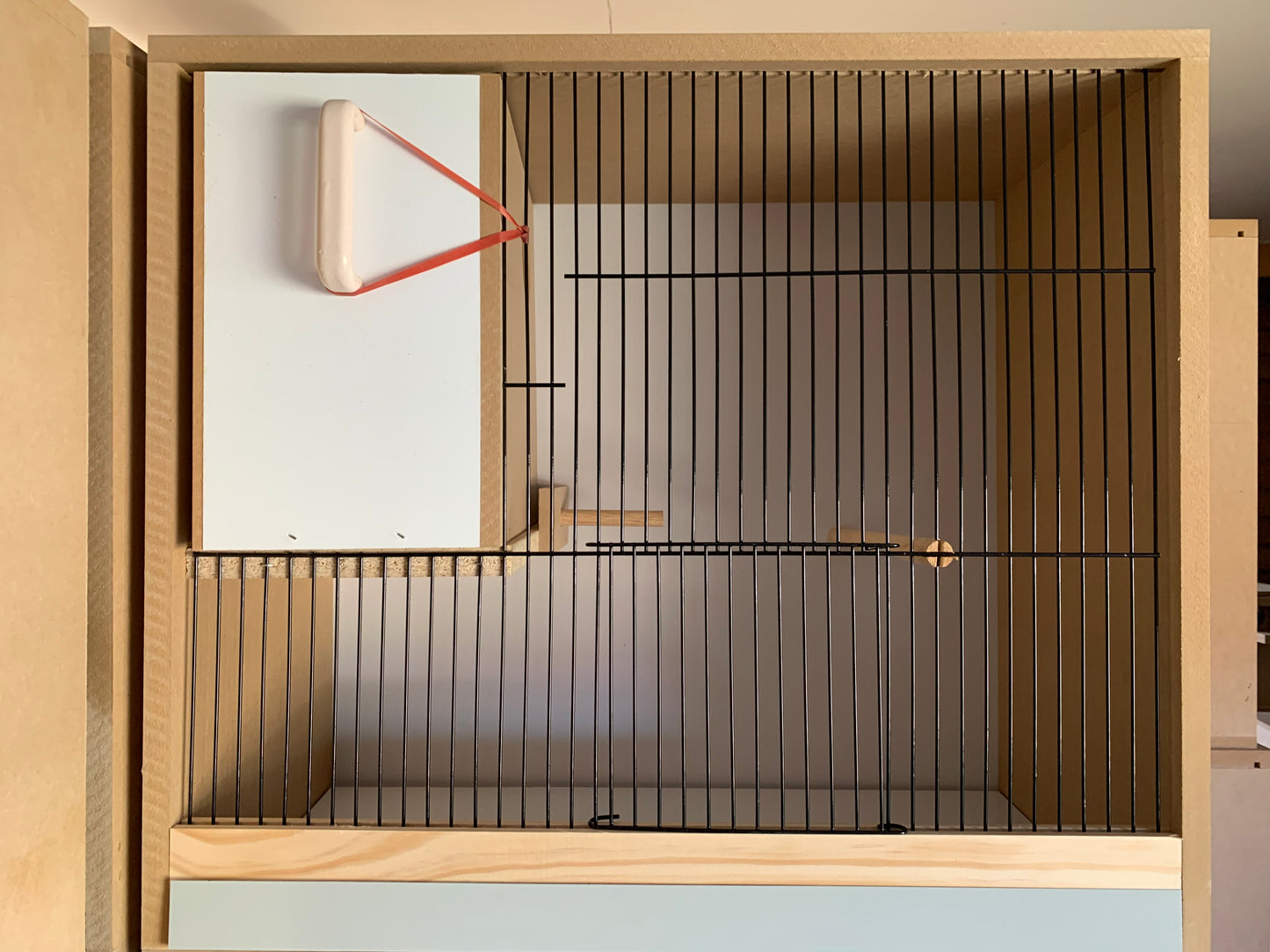 Wooden Parrot Box Small