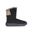 EquaCOZY Black Equestrian Ugg Boot - Size 7