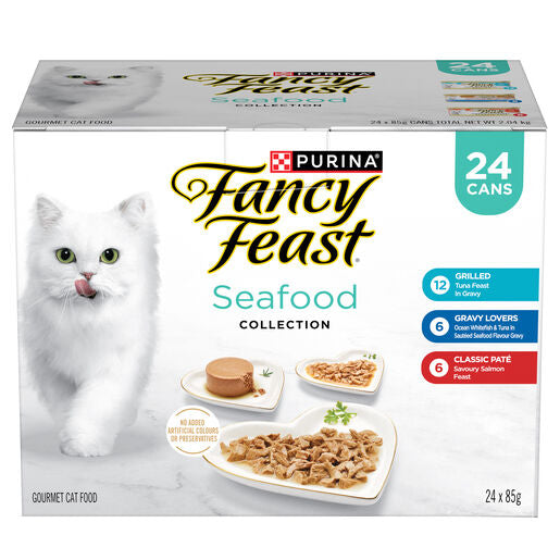 Fancy Feast Grilled Seafood Variety Pk 24x85g