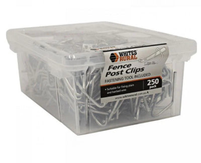 Whites Fence Post Clips Box 250