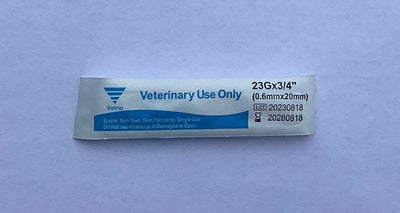 Saxon Needles BD 23g X 3/4" (Blue)