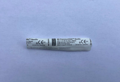 Saxon Needles BD 22g X 1 1/2" (Grey)