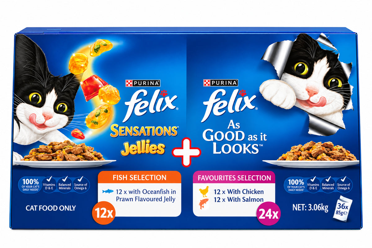FELIX Jellies + Favourites Selection 36x85g