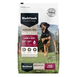 Black Hawk Working Dog Lamb and Beef 20kg