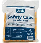 Whites Safety Caps – Yellow 60mm Pk 40