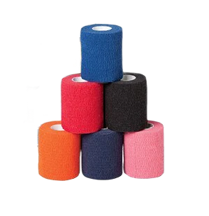 Saxon Rip-Rap Self Adhesive Bandage 10cm x 4.5m Assorted Colours