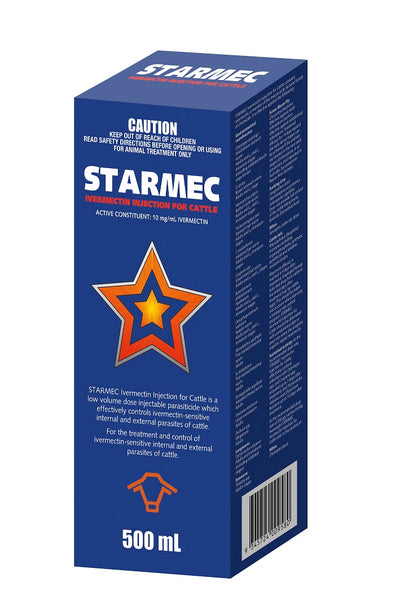 Starmec Cattle Injectable 500ml Ivermectin