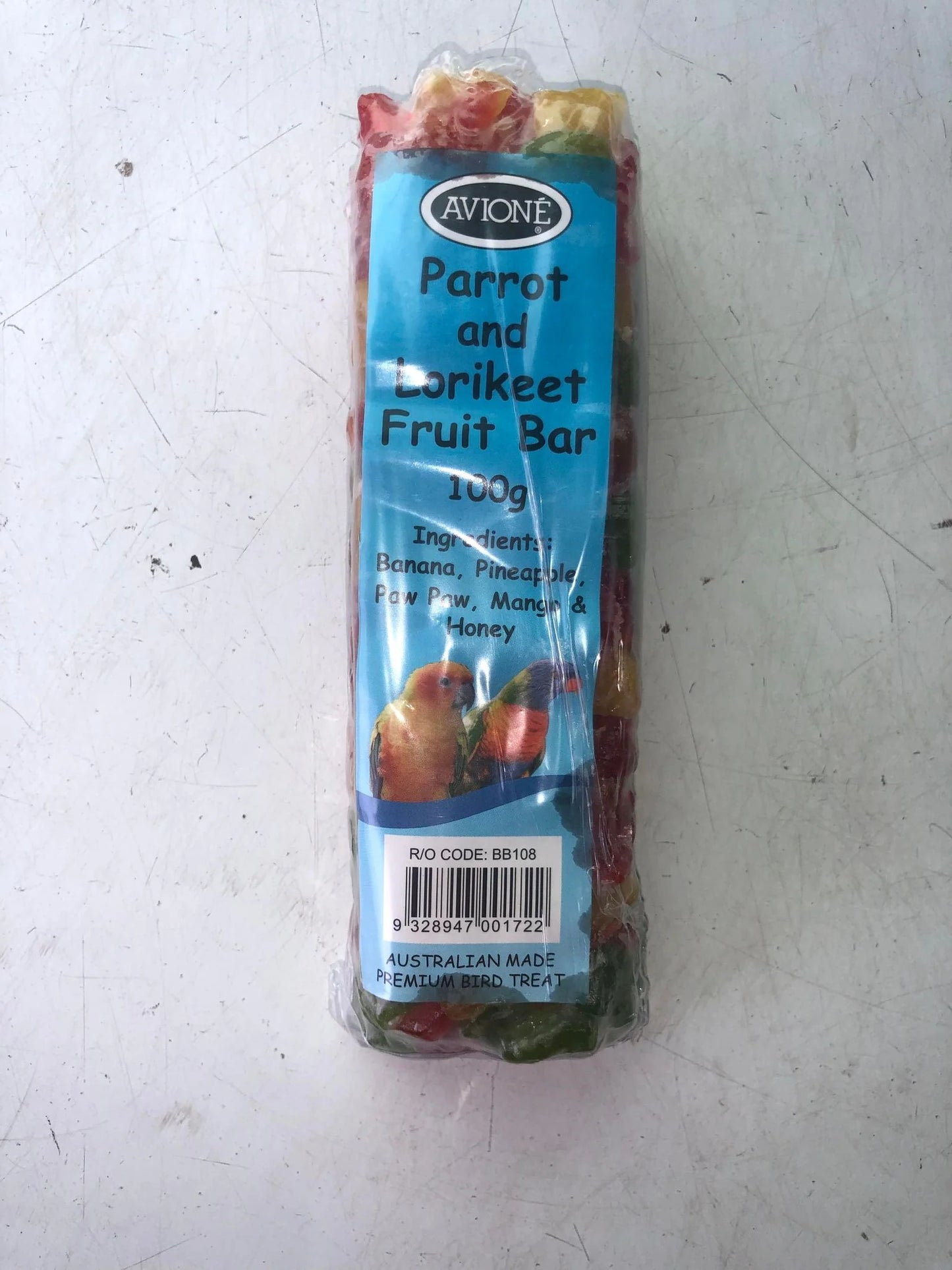 Avione Parrot & Lorikeet Fruit Bar 100g