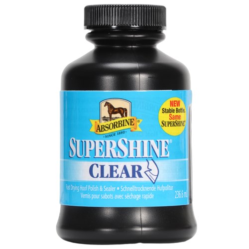 Absorbine Supershine Hoof Polish Clear 236mls