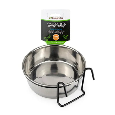 BainBridge Coop Cups - Stainless Steel with Hook Holder