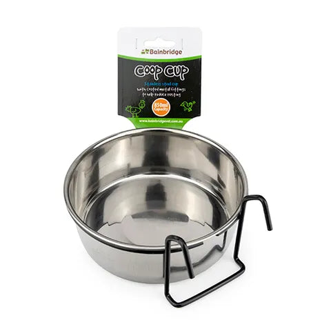 BainBridge Coop Cups - Stainless Steel with Hook Holder