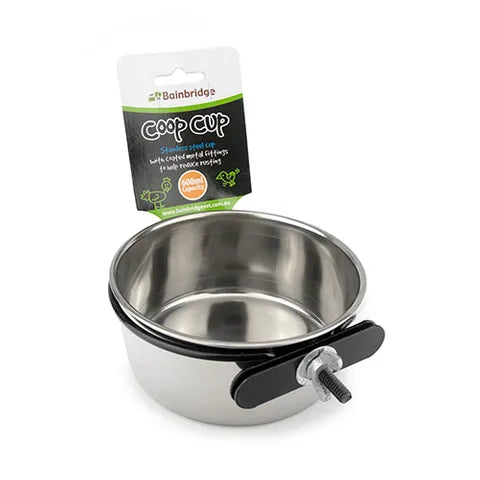 BainBridge Coop Cup Stainless Steel with Clamp Holder