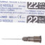 Saxon Needles 22G x 3/4" (Black) Agani