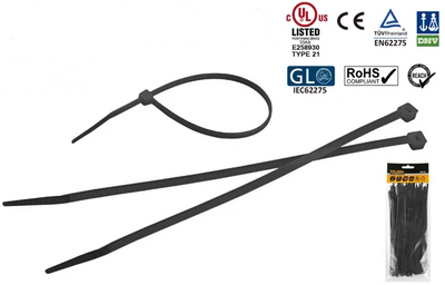 Cable Tie Black Nylon