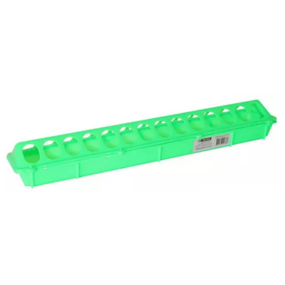 Avi One Poultry Feed Trough Long 51.5 X 12.5 X 8cm