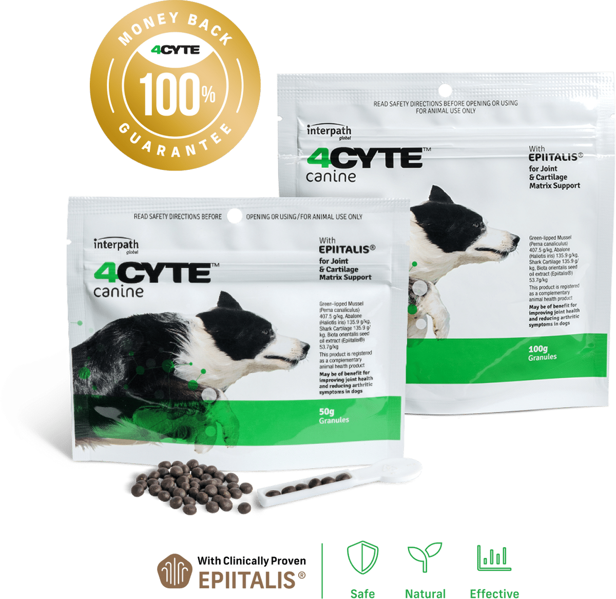 4Cyte Canine Joint Support Granules 100g