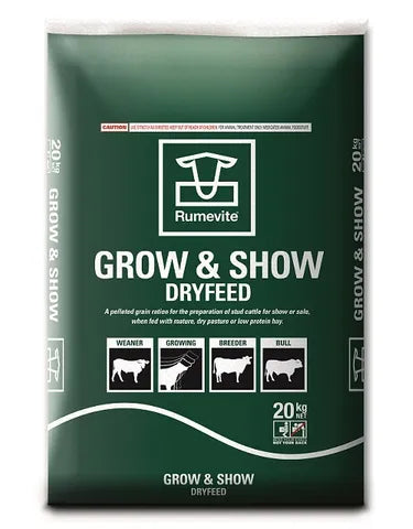 Barastoc Rumevite Grow & Show Dryfeed 20kg