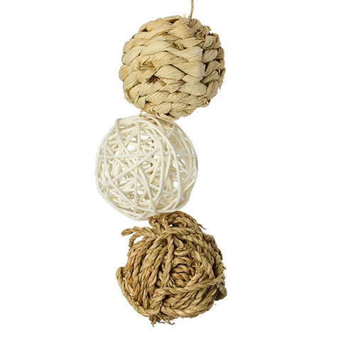 Bainbridge Small Animal Toy - Naturals - 3 Balls