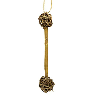 Bainbridge Small Animal Toy - Naturals - Barbell