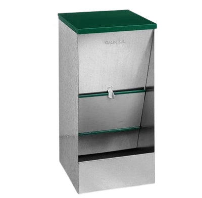 GALVANISED SELF DOG FEEDER