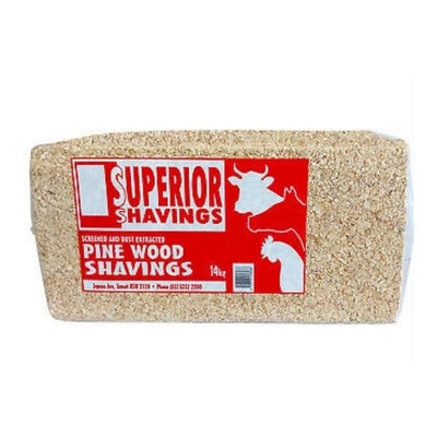 Superior Pine Wood Shavings Bale 14kg