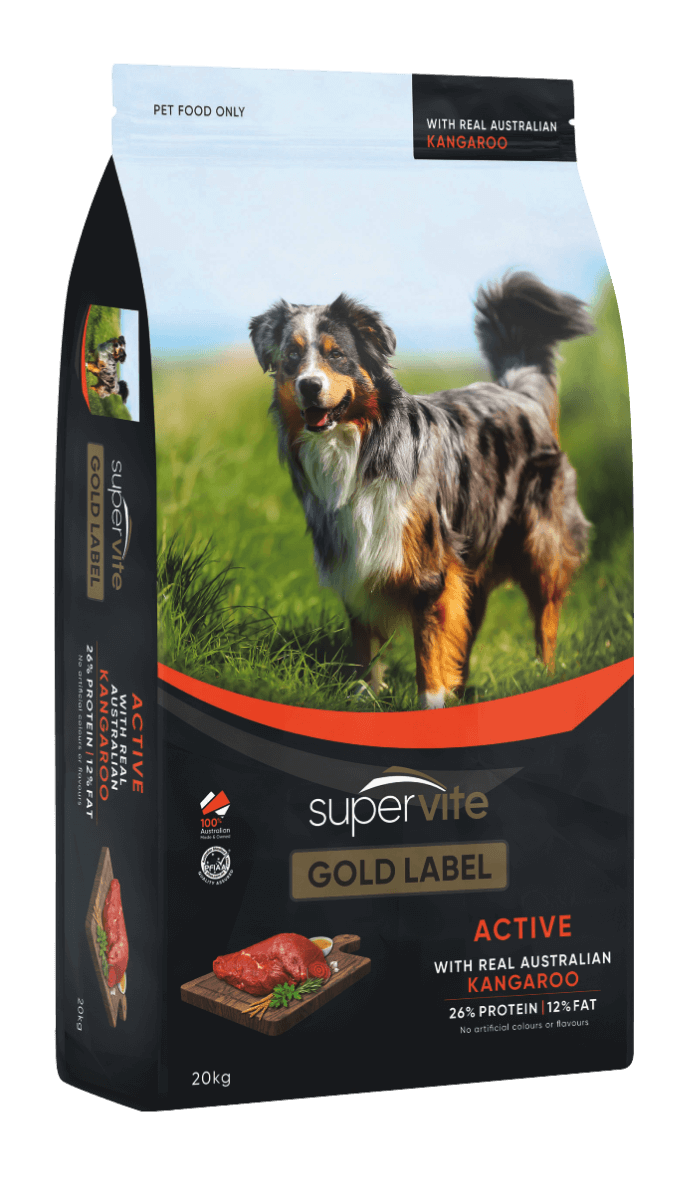 Hypro Supervite Gold Label Active Kangaroo (Adult Dog) 20kg