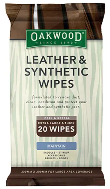 BainBridge Oakwood Leather & Synthetic Wipes 20pk