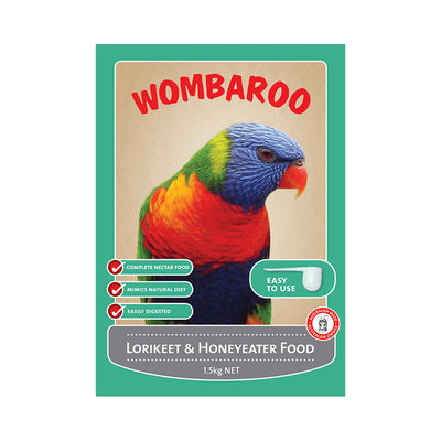 Wombaroo Lorikeet & Honeyeater Food 1.5kg