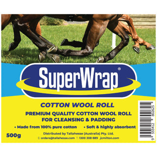 Super Absorbent Cotton Wool Roll 500g