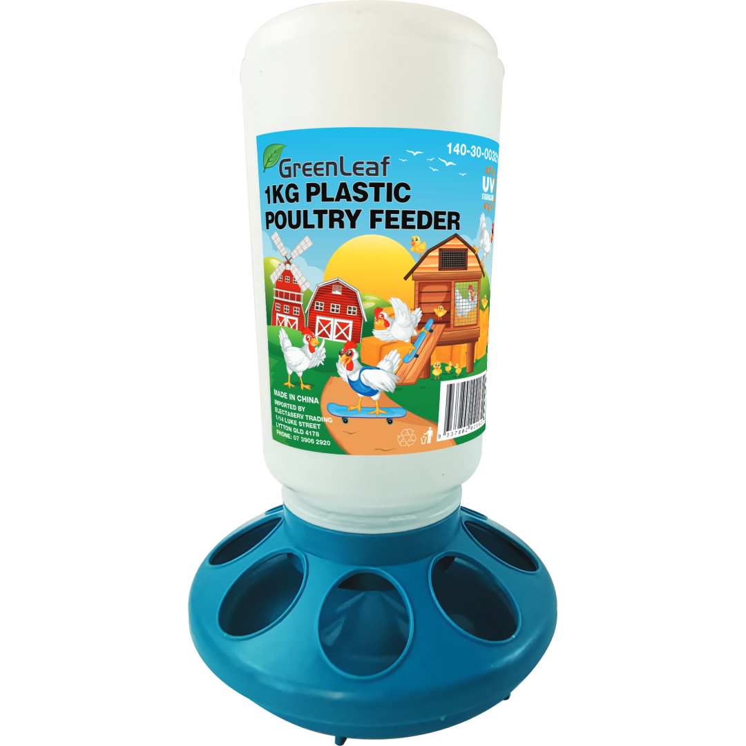 Greenleaf 1kg Plastic Poultry Feeder