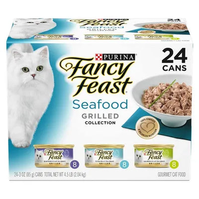Purina Fancy Feast Seafood Grilled Collections 24X85G