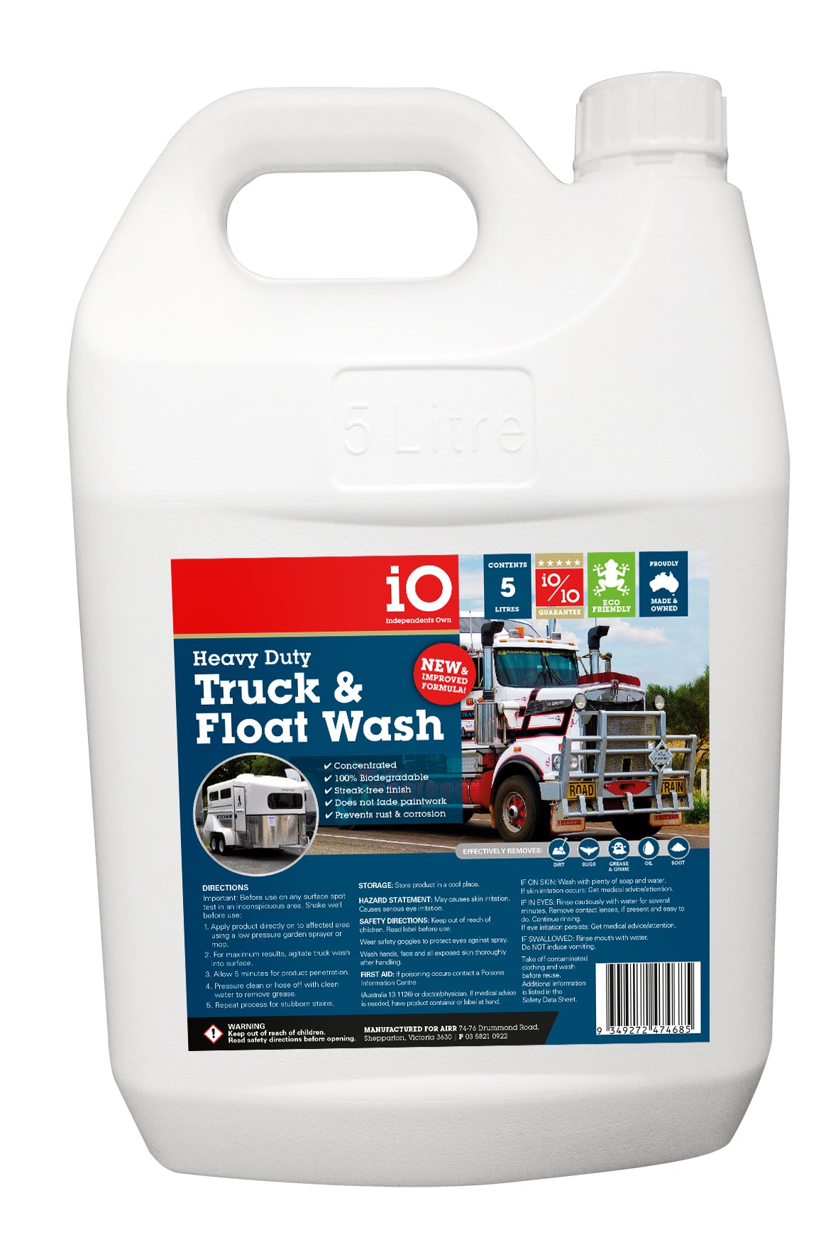 iO Truck & Float Wash 5L