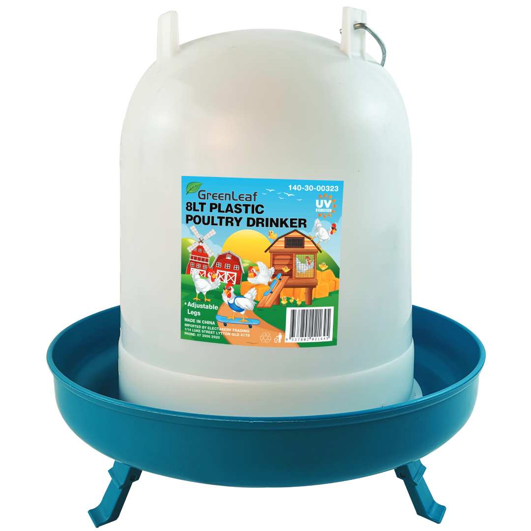 Greenleaf Plastic Poultry Drinker 8L