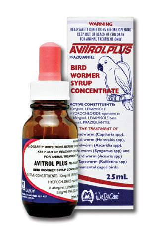 Mavlab Avitrol Plus Bird Worm Syrup 25ml