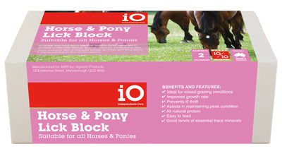 iO Horse & Pony Lick Block 20kg