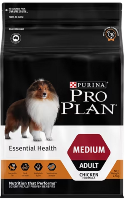 Purina Pro Plan Essential Health Medium Adult Chicken 15kg