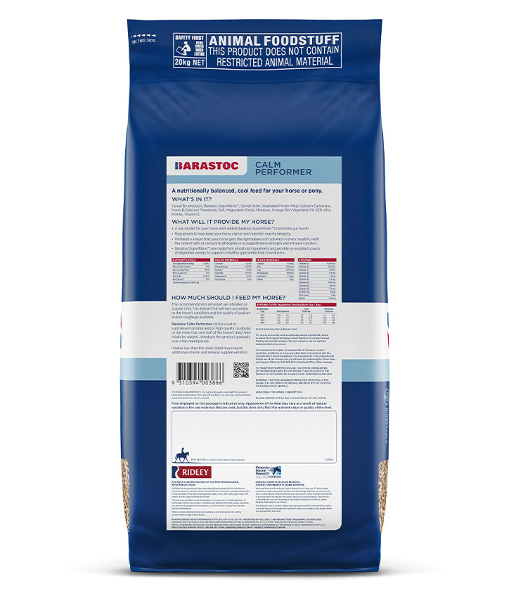 Barastoc Calm Performer 20kg