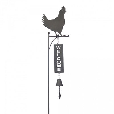 Bronrob Rooster Chime Stake