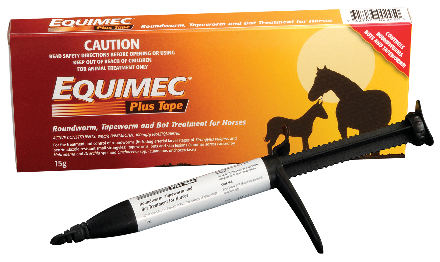 Equimec Plus Tape Horse Wormer 15G