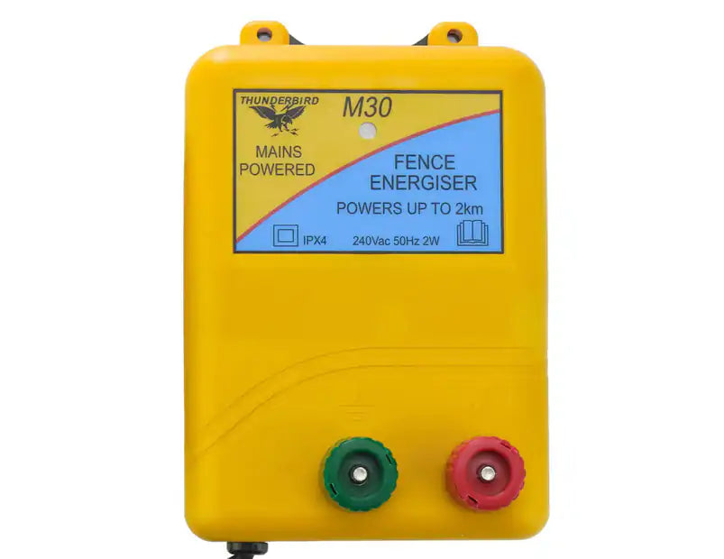 Thunderbird 2km Mains Energiser M-30