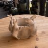 Fandango Amigas Bunny Party Planter – Outdoor Candle Holder & Ornament