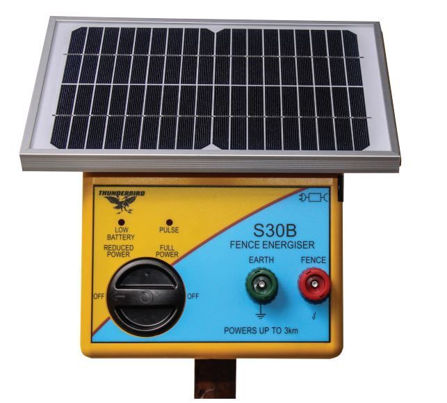 Thunderbird 3KM Solar Energiser Model S-30B